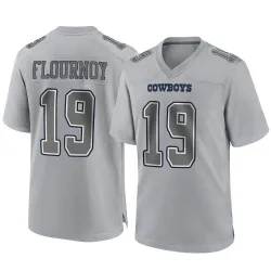 Men's Ryan Flournoy Dallas Cowboys No.19 Game Atmosphere Fashion Jersey - Gray