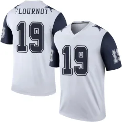 Men's Ryan Flournoy Dallas Cowboys No.19 Legend Color Rush Jersey - White
