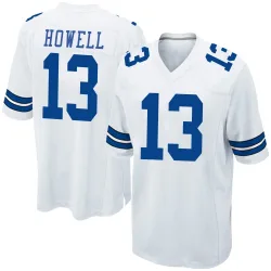 Men's Sam Howell Dallas Cowboys No.13 Game Jersey - White