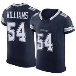 Men's Sam Williams Dallas Cowboys No.54 Elite Vapor F.U.S.E. Jersey - Navy