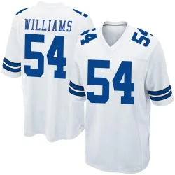 Men's Sam Williams Dallas Cowboys No.54 Game Jersey - White