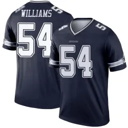 Men's Sam Williams Dallas Cowboys No.54 Legend Jersey - Navy