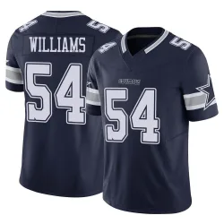Men's Sam Williams Dallas Cowboys No.54 Limited Vapor F.U.S.E. Jersey - Navy