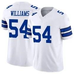 Men's Sam Williams Dallas Cowboys No.54 Limited Vapor F.U.S.E. Jersey - White