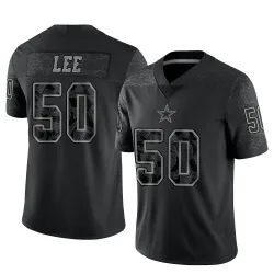 Men's Sean Lee Dallas Cowboys No.50 Limited Reflective Jersey - Black