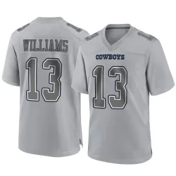 Men's Seth Williams Dallas Cowboys No.13 Game Atmosphere Fashion Jersey - Gray