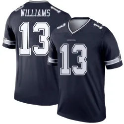 Men's Seth Williams Dallas Cowboys No.13 Legend Jersey - Navy