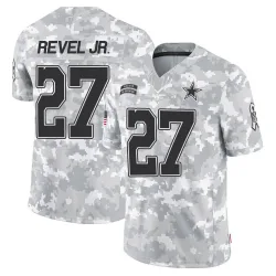 Men's Shavon Revel Jr. Dallas Cowboys No.27 Limited 2024 Salute to Service Jersey - Arctic Camo