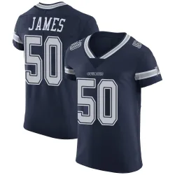 Men's Shemar James Dallas Cowboys No.50 Elite Team Color Vapor Untouchable Jersey - Navy