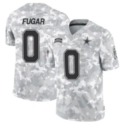 Men's Sidney Fugar Dallas Cowboys No.0 Limited 2024 Salute to Service Jersey - Arctic Camo