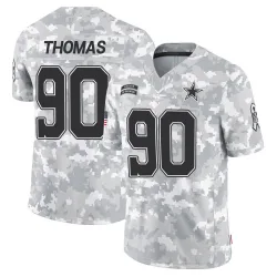 Men's Solomon Thomas Dallas Cowboys No.90 Limited 2024 Salute to Service Jersey - Arctic Camo