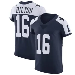 Men's T.Y. Hilton Dallas Cowboys No.16 Elite Alternate Vapor Untouchable Jersey - Navy