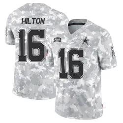 Men's T.Y. Hilton Dallas Cowboys No.16 Limited 2024 Salute to Service Jersey - Arctic Camo