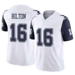 Men's T.Y. Hilton Dallas Cowboys No.16 Limited 2nd Alternate Vapor F.U.S.E. Jersey - White