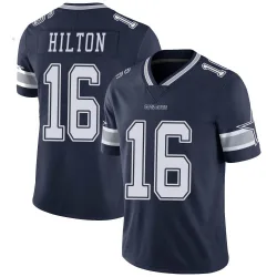 Men's T.Y. Hilton Dallas Cowboys No.16 Limited Team Color Vapor Untouchable Jersey - Navy