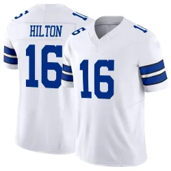 Men's T.Y. Hilton Dallas Cowboys No.16 Limited Vapor F.U.S.E. Jersey - White