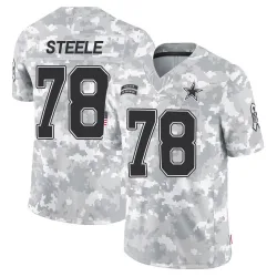 Men's Terence Steele Dallas Cowboys No.78 Limited 2024 Salute to Service Jersey - Arctic Camo
