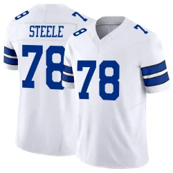 Men's Terence Steele Dallas Cowboys No.78 Limited Vapor F.U.S.E. Jersey - White