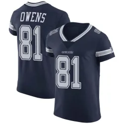 Men's Terrell Owens Dallas Cowboys No.81 Elite Team Color Vapor Untouchable Jersey - Navy