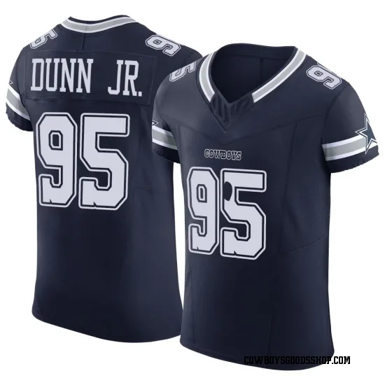 Men's Tommy Dunn Jr. Dallas Cowboys No.95 Elite Vapor F.U.S.E. Jersey - Navy