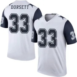 Men's Tony Dorsett Dallas Cowboys No.33 Legend Color Rush Jersey - White