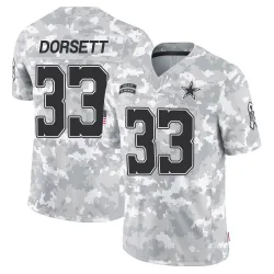 Men's Tony Dorsett Dallas Cowboys No.33 Limited 2024 Salute to Service Jersey - Arctic Camo