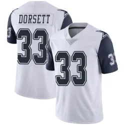 Men's Tony Dorsett Dallas Cowboys No.33 Limited Color Rush Vapor Untouchable Jersey - White