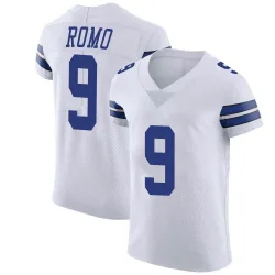 Men's Tony Romo Dallas Cowboys No.9 Elite Vapor Untouchable Jersey - White