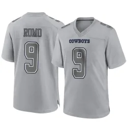 Men's Tony Romo Dallas Cowboys No.9 Game Atmosphere Fashion Jersey - Gray