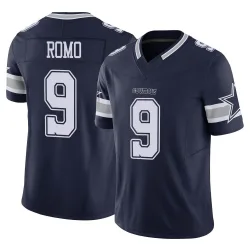 Men's Tony Romo Dallas Cowboys No.9 Limited Vapor F.U.S.E. Jersey - Navy
