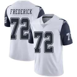Men's Travis Frederick Dallas Cowboys No.72 Limited Color Rush Vapor Untouchable Jersey - White