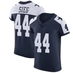 Men's Trent Sieg Dallas Cowboys No.44 Elite Alternate Vapor Untouchable Jersey - Navy