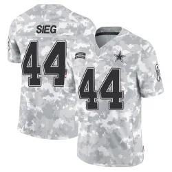 Men's Trent Sieg Dallas Cowboys No.44 Limited 2024 Salute to Service Jersey - Arctic Camo
