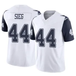 Men's Trent Sieg Dallas Cowboys No.44 Limited 2nd Alternate Vapor F.U.S.E. Jersey - White