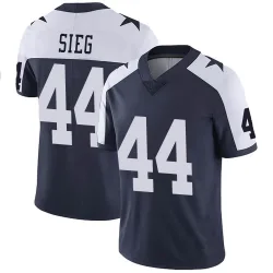 Men's Trent Sieg Dallas Cowboys No.44 Limited Alternate Vapor Untouchable Jersey - Navy