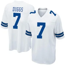 Men's Trevon Diggs Dallas Cowboys No.7 Game Jersey - White
