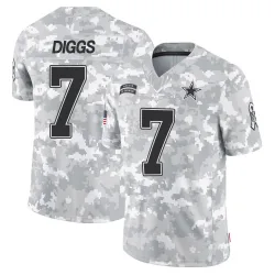 Men's Trevon Diggs Dallas Cowboys No.7 Limited 2024 Salute to Service Jersey - Arctic Camo