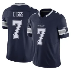 Men's Trevon Diggs Dallas Cowboys No.7 Limited Vapor F.U.S.E. Jersey - Navy