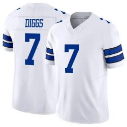 Men's Trevon Diggs Dallas Cowboys No.7 Limited Vapor F.U.S.E. Jersey - White