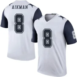 Men's Troy Aikman Dallas Cowboys No.8 Legend Color Rush Jersey - White