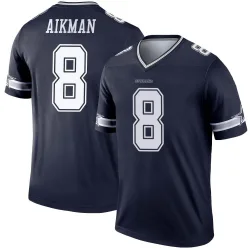Men's Troy Aikman Dallas Cowboys No.8 Legend Jersey - Navy