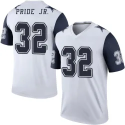 Men's Troy Pride Jr. Dallas Cowboys No.32 Legend Color Rush Jersey - White