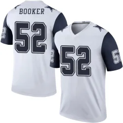 Men's Tyler Booker Dallas Cowboys No.52 Legend Color Rush Jersey - White