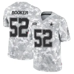 Men's Tyler Booker Dallas Cowboys No.52 Limited 2024 Salute to Service Jersey - Arctic Camo