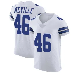 Men's Tyler Neville Dallas Cowboys No.46 Elite Vapor Untouchable Jersey - White