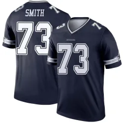 Men's Tyler Smith Dallas Cowboys No.73 Legend Jersey - Navy