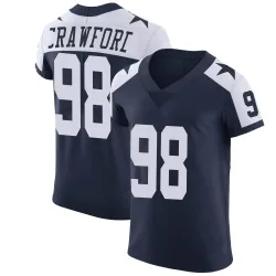 Men's Tyrone Crawford Dallas Cowboys No.98 Elite Alternate Vapor Untouchable Jersey - Navy