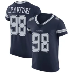 Men's Tyrone Crawford Dallas Cowboys No.98 Elite Team Color Vapor Untouchable Jersey - Navy