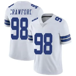 Men's Tyrone Crawford Dallas Cowboys No.98 Limited Vapor Untouchable Jersey - White