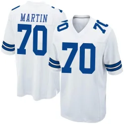 Men's Zack Martin Dallas Cowboys No.70 Game Jersey - White